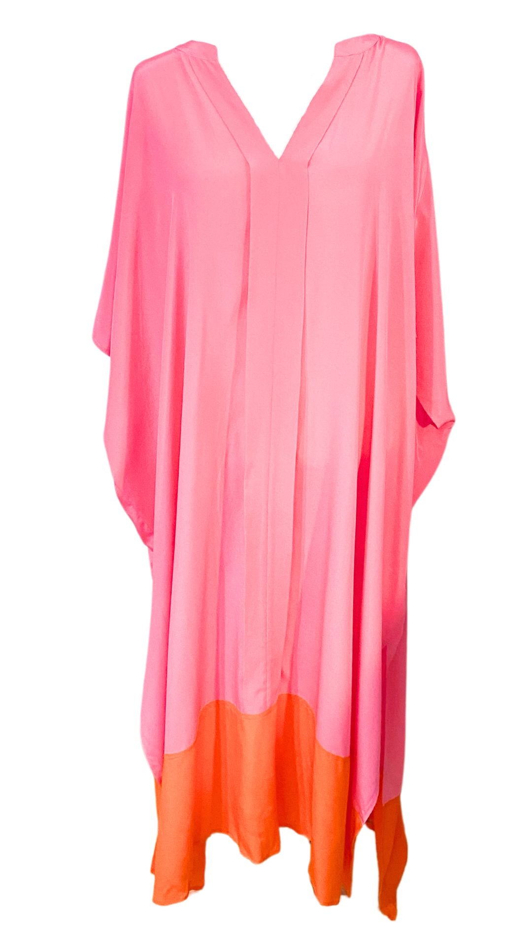 CB Grey x Elise Lyon Silk Caftan - CB Grey -