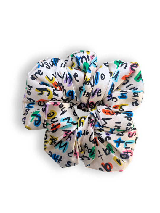 CB Grey x Elise Lyon BIG Scrunchie - CB Grey - Scrunchie