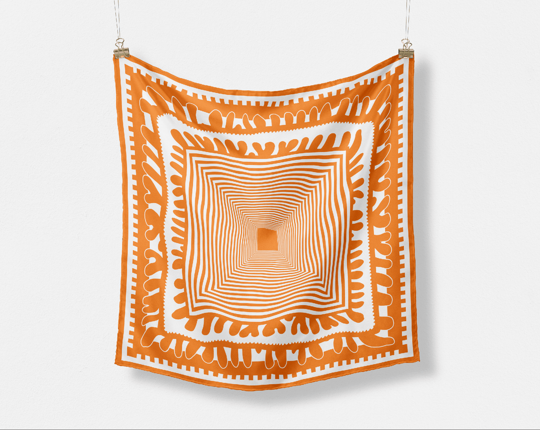 The Taylor Game Day Silk Scarves - CB Grey - Scarf