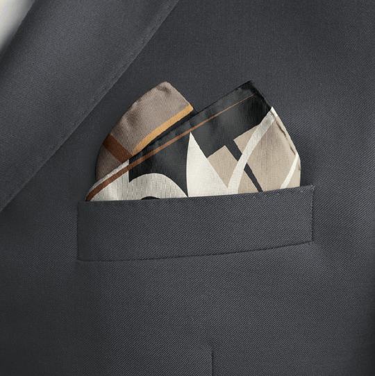 The Katie Pocket Square - CB Grey