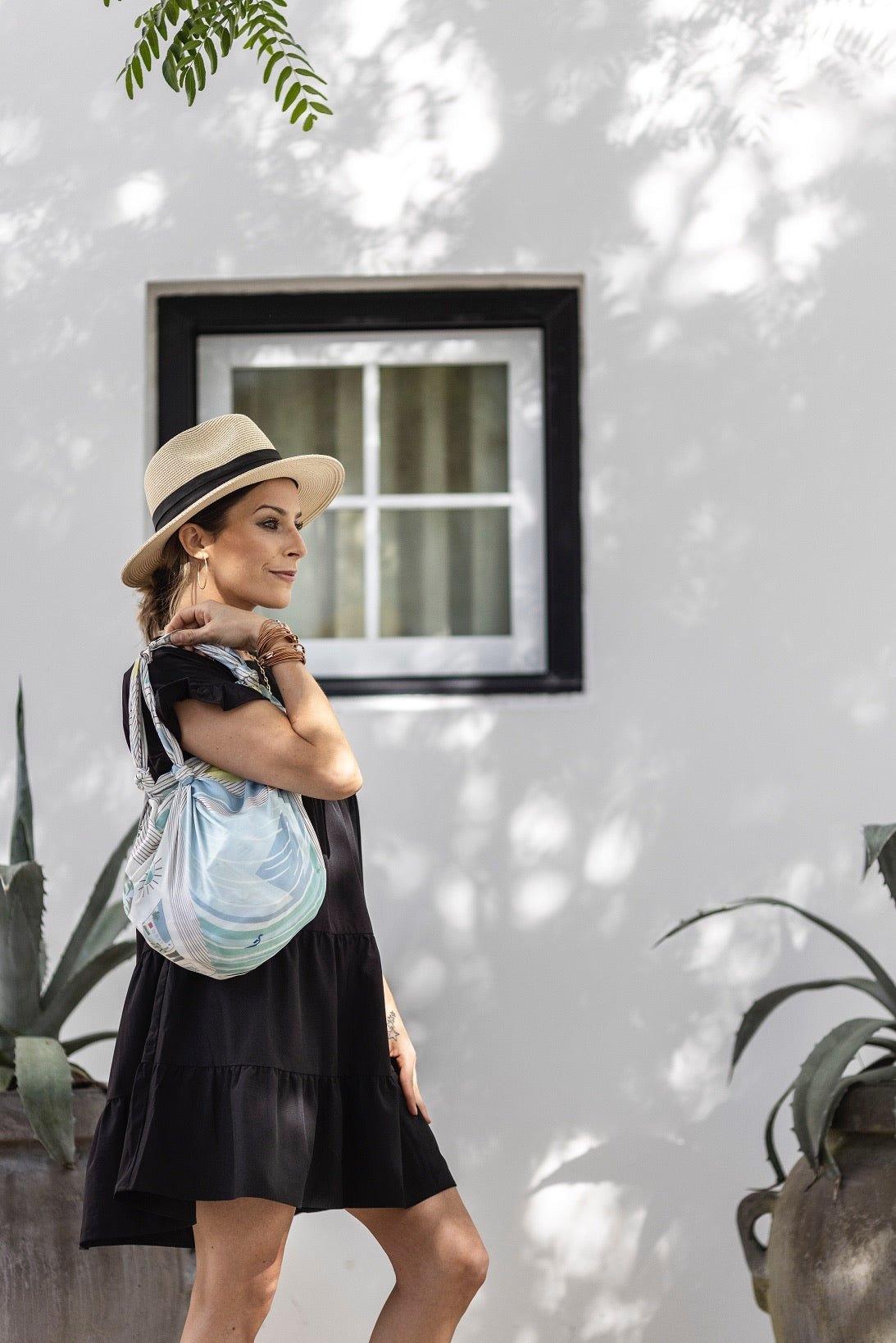 The Alys Silk Scarf - CB Grey - Scarf