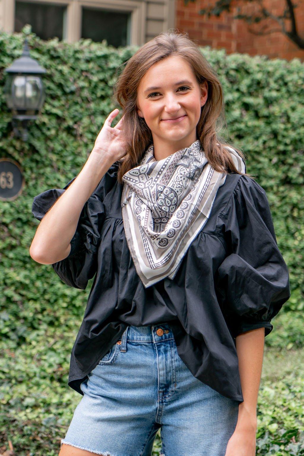 The Cheryl Scarf: Last One! - CB Grey - Scarf