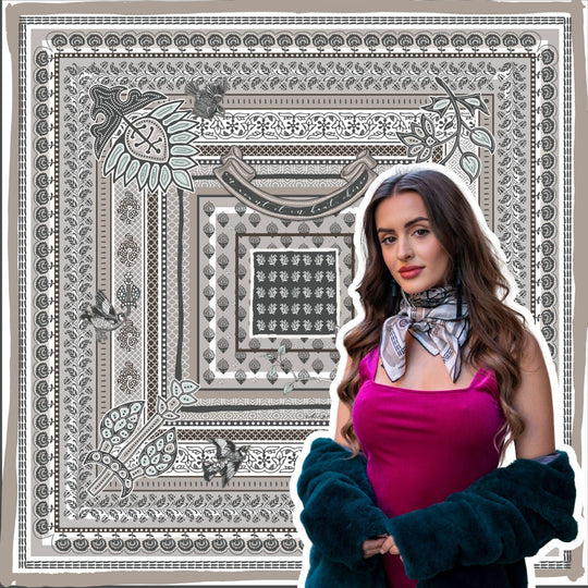 The Cheryl Scarf: Last One! - CB Grey - Scarf