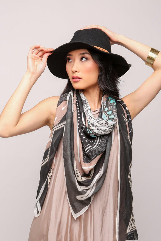 CB Grey - The Dakota Shawl