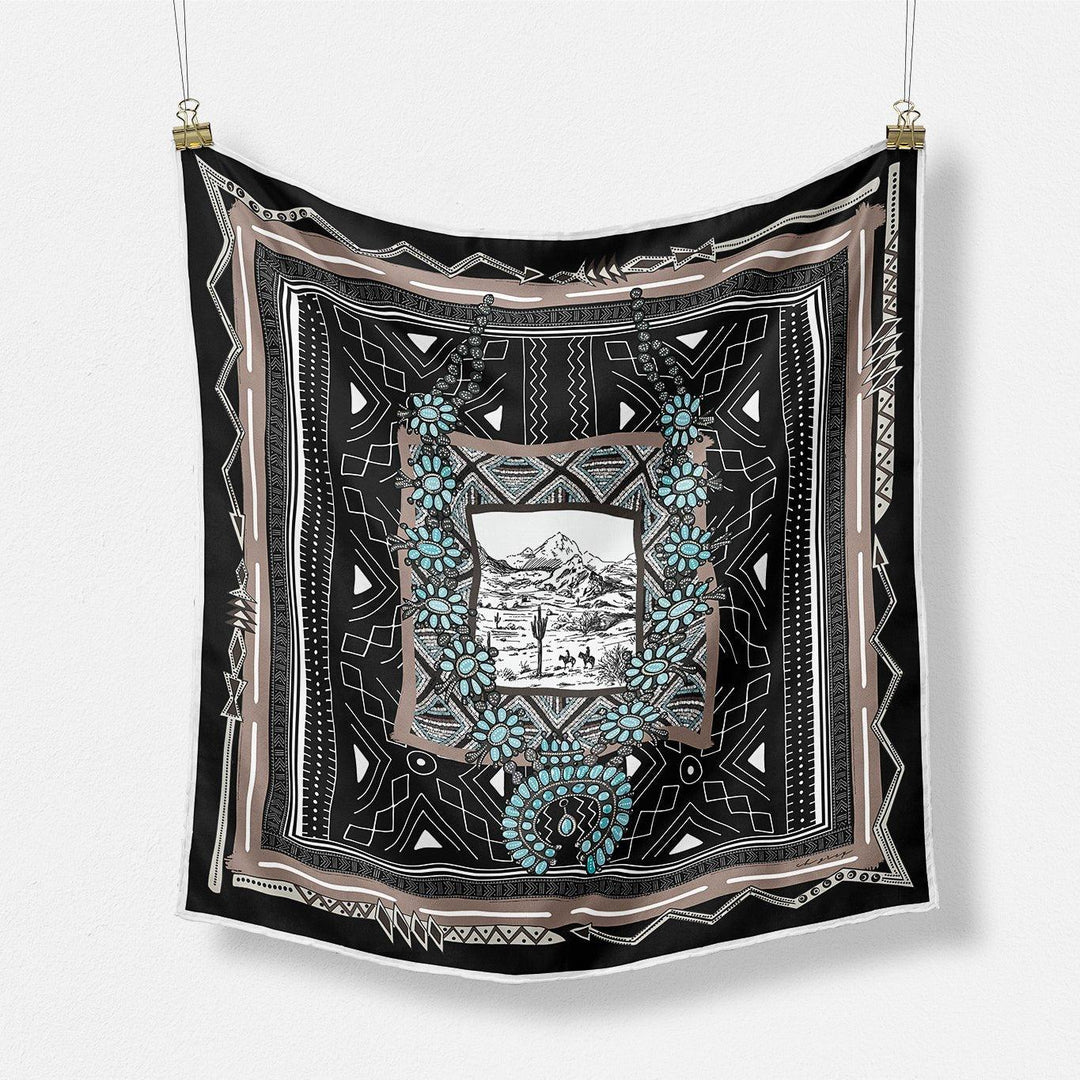 CB Grey - The Dakota Silk Scarf