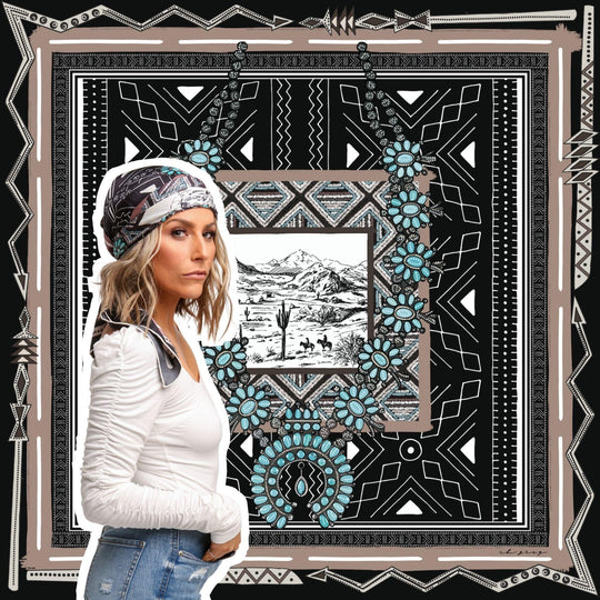 CB Grey - The Dakota Silk Scarf