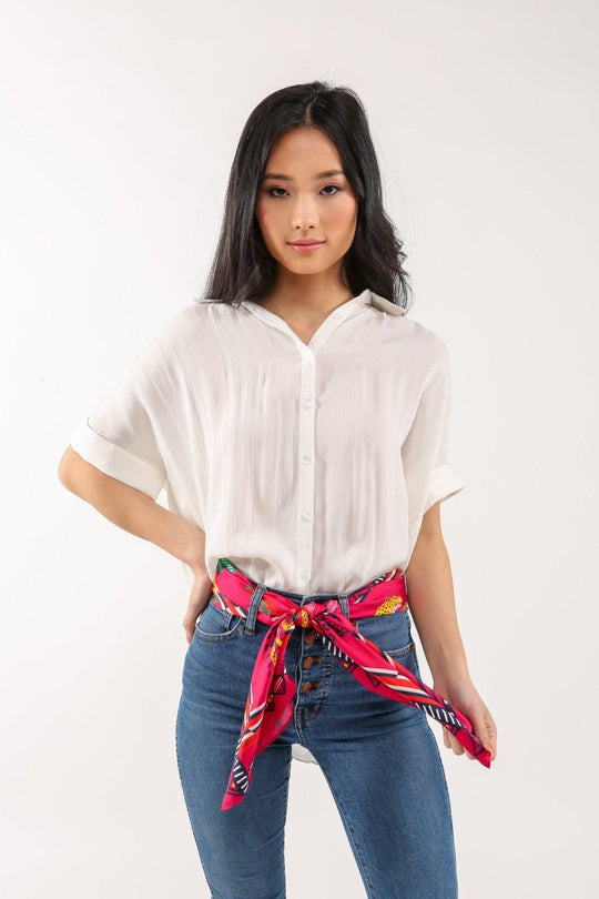 CB Grey - The Kiki Silk Scarf