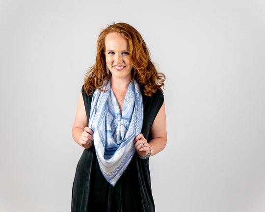 CB Grey - The Lauren Silk Scarf