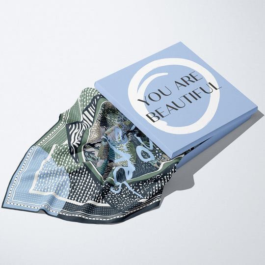 CB Grey - The Meredith Silk Scarf