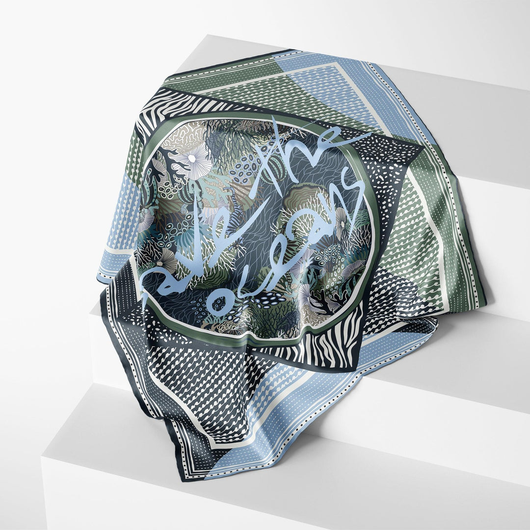 CB Grey - The Meredith Silk Scarf
