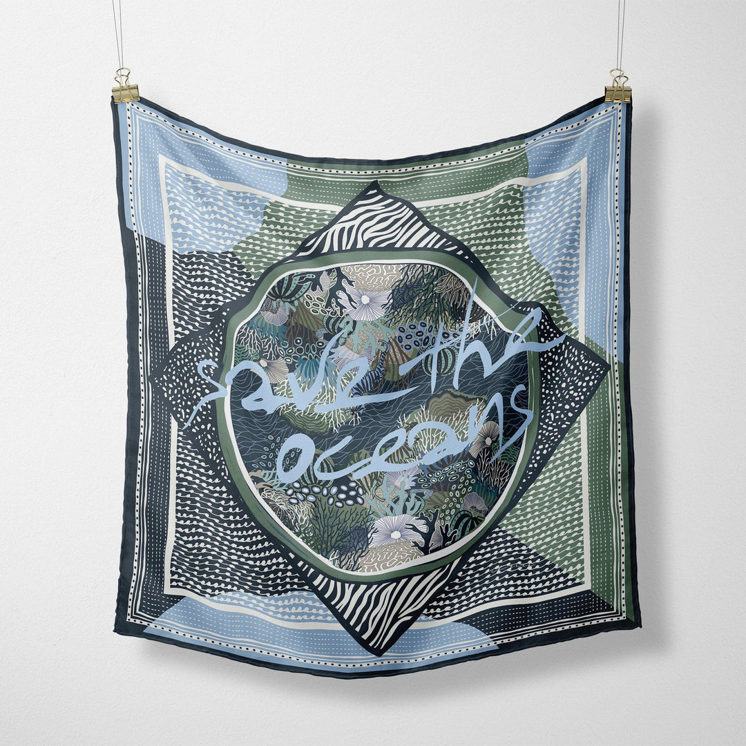 CB Grey - The Meredith Silk Scarf
