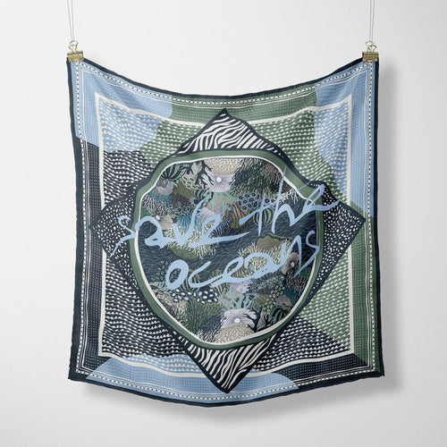 CB Grey - The Meredith Silk Scarf