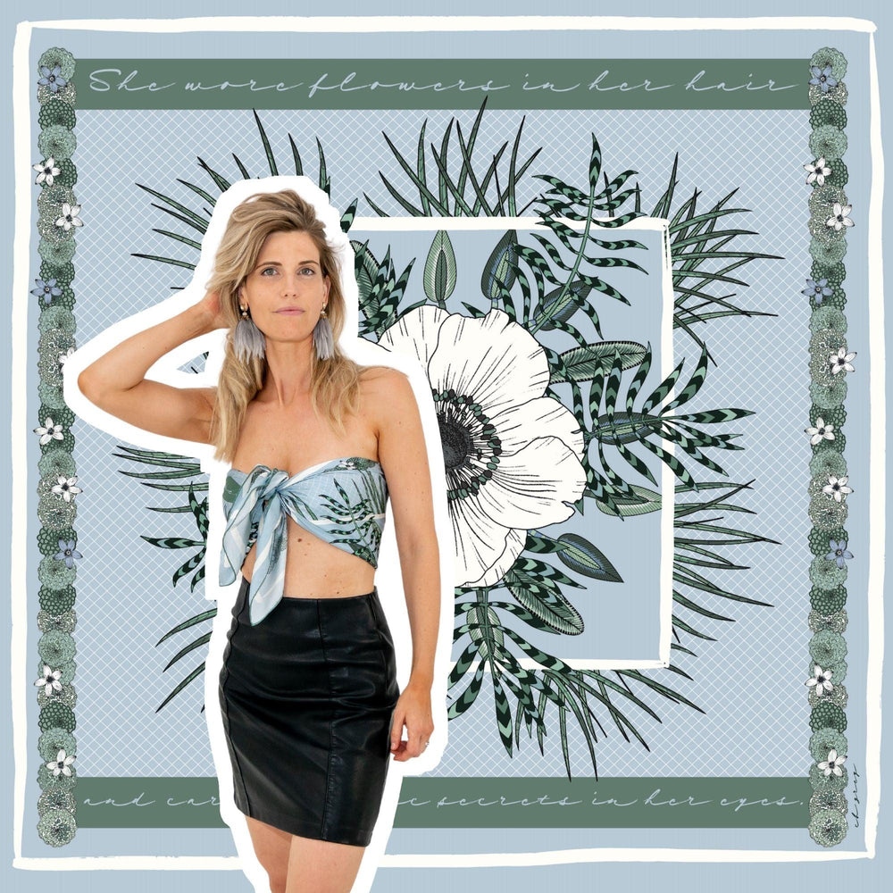 CB Grey - The Sarah Silk Scarf