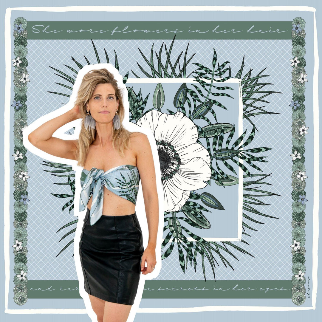 CB Grey - The Sarah Silk Scarf
