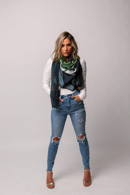 CB Grey - The Whitney Shawl