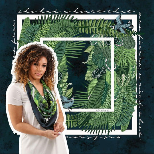 CB Grey - The Whitney Silk Scarf