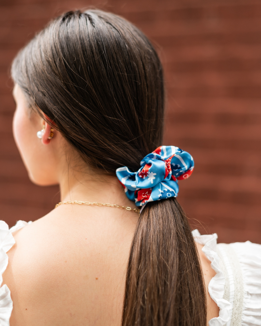 CB Grey x Freedom 250 Silk Scrunchie