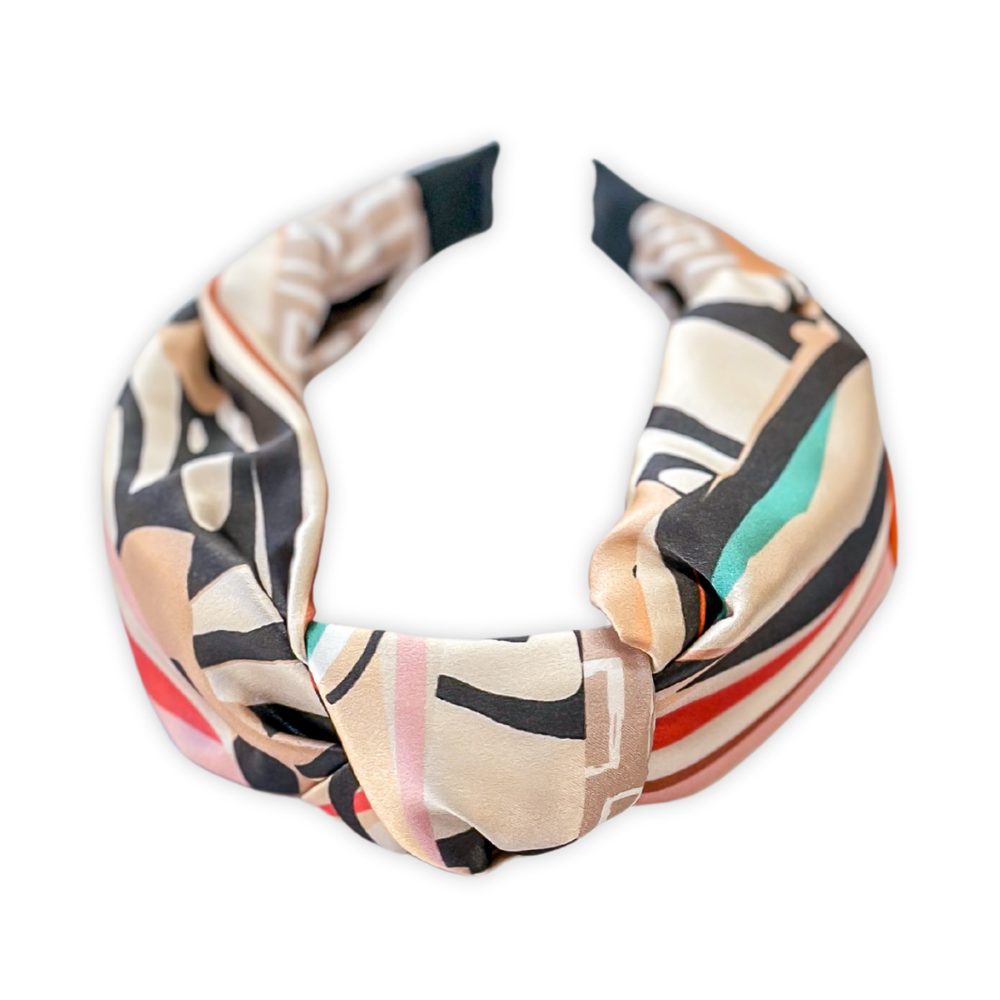 The Pippa Silk Knotted Headband