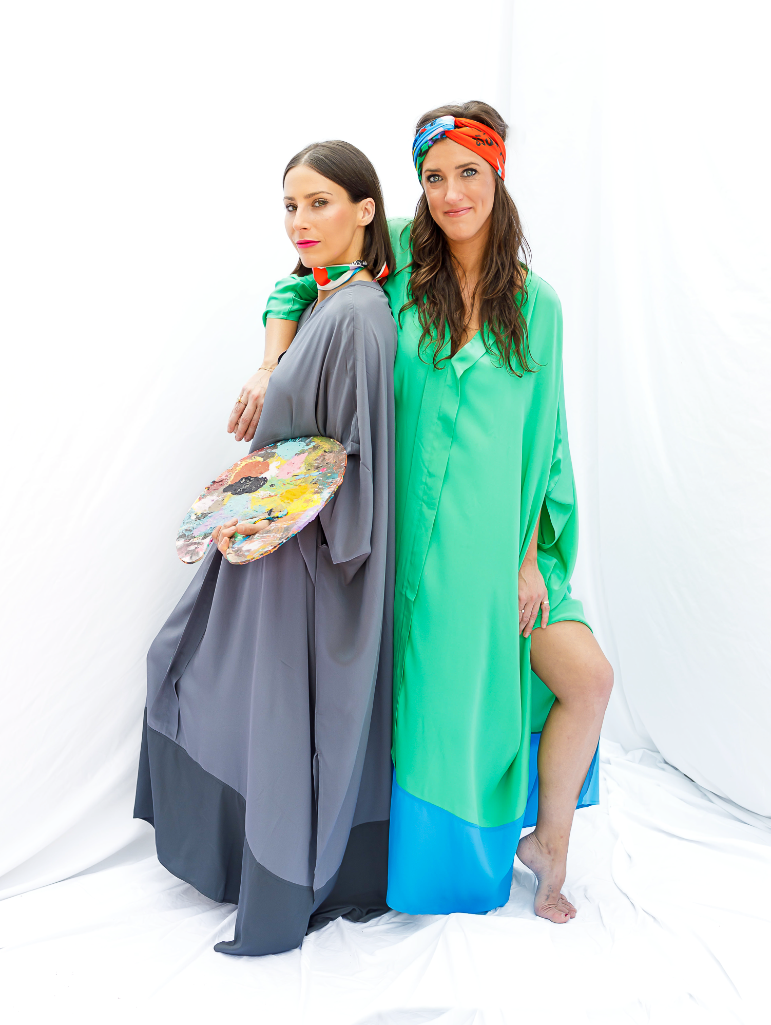CB Grey x Elise Lyon Silk Caftan