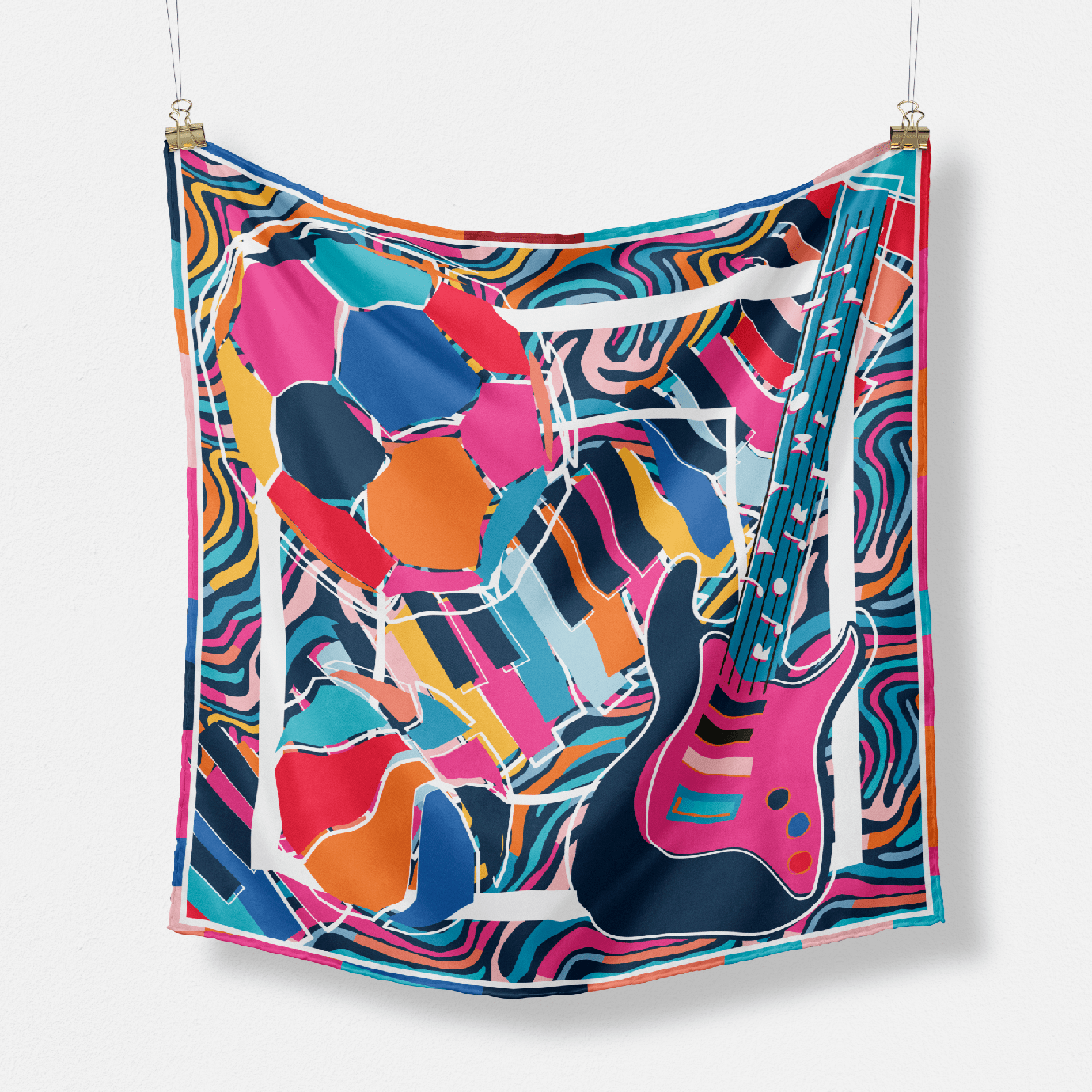 CB Grey x Children's Silk Scarf - CB Grey - Scarf