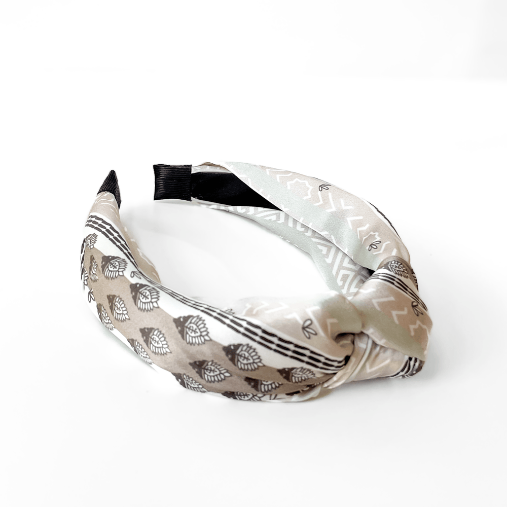 The Cheryl Silk Knotted Headband