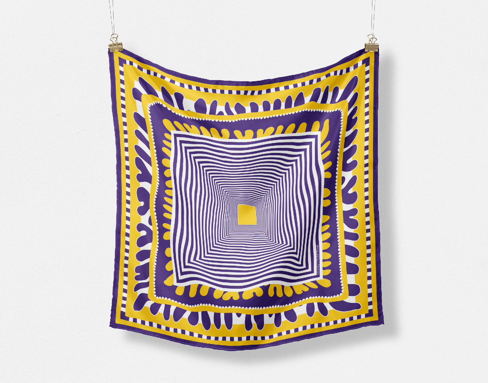 The Taylor Game Day Silk Scarves - CB Grey - Scarf