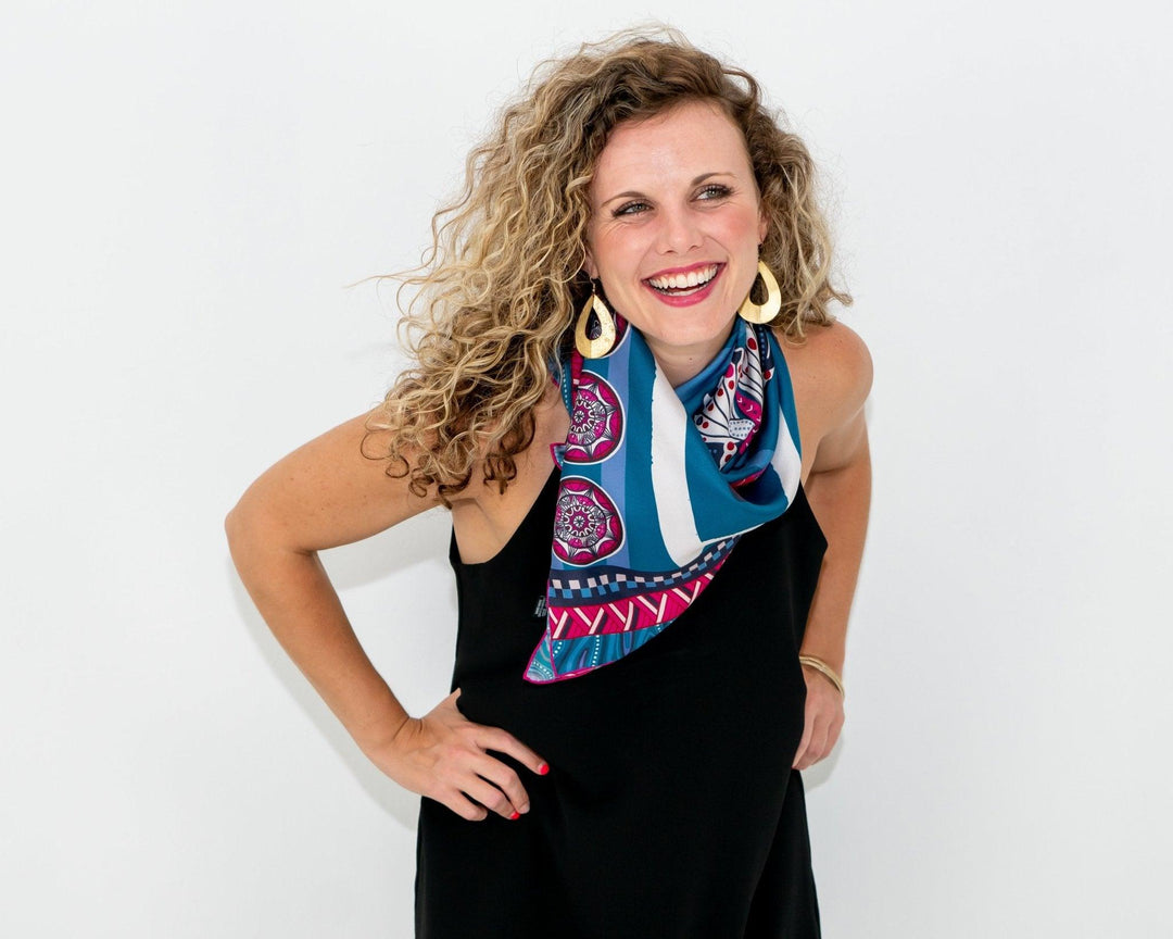 CB Grey - The Belle Silk Scarf