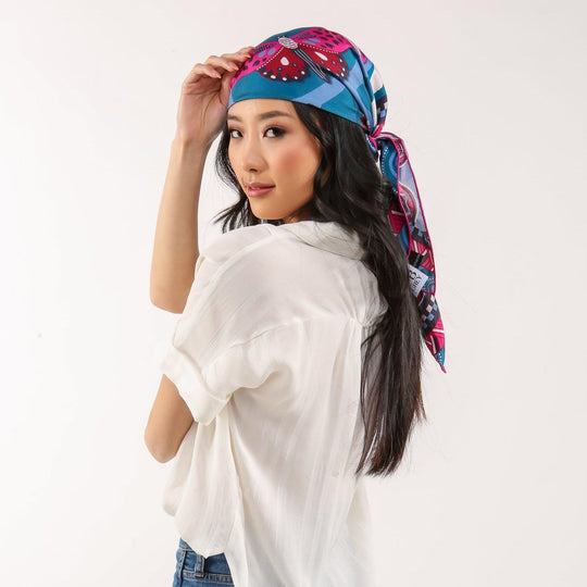 CB Grey - The Belle Silk Scarf