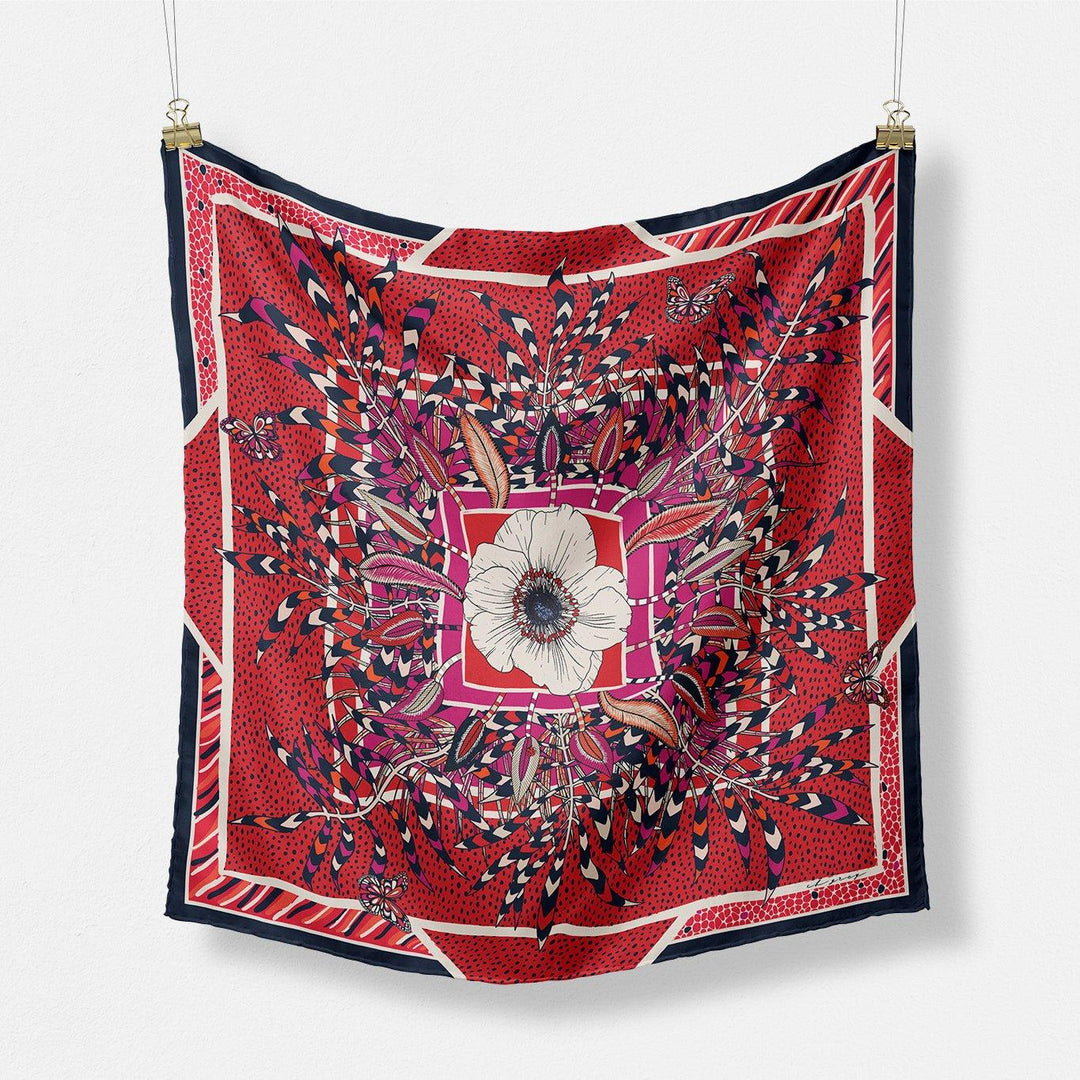 CB Grey - The Catherine Silk Scarf