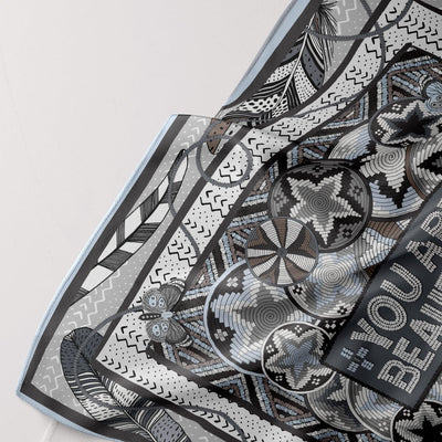 CB Grey - The Coco Silk Scarf