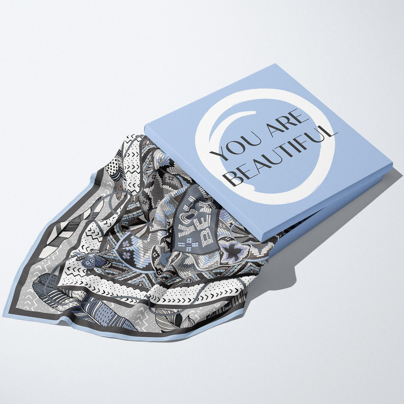 CB Grey - The Coco Silk Scarf
