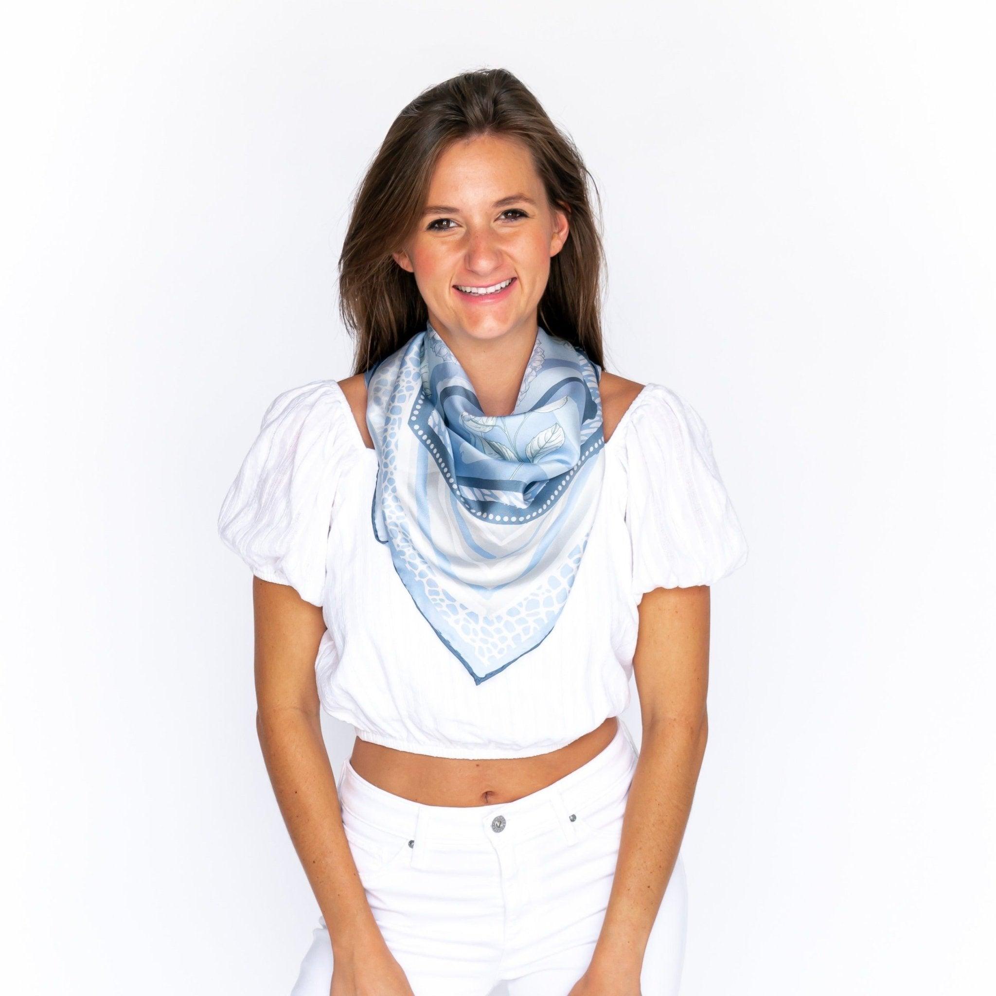 CB Grey - The Lauren Silk Scarf