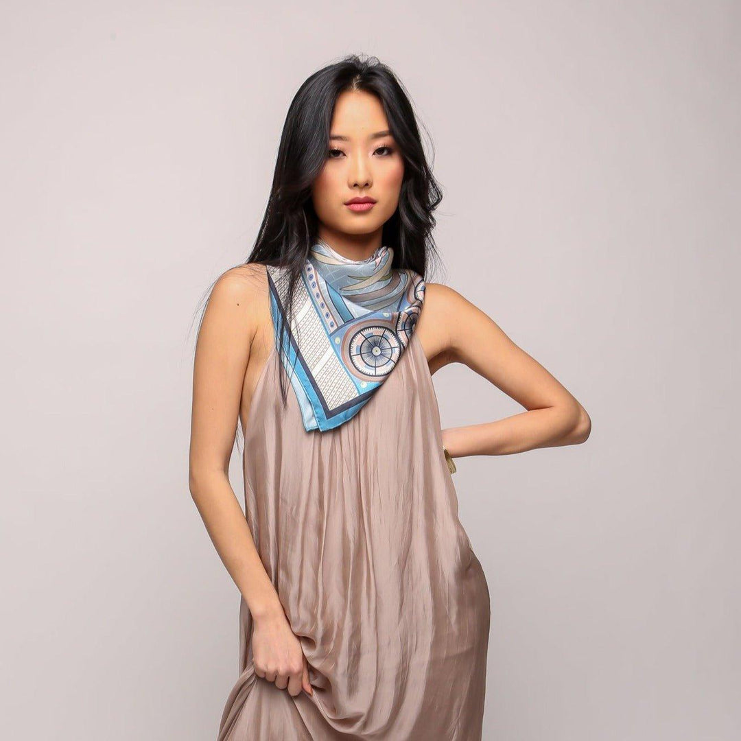 CB Grey - The Layla Silk Scarf