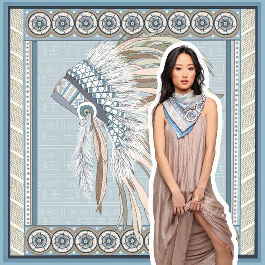 CB Grey - The Layla Silk Scarf