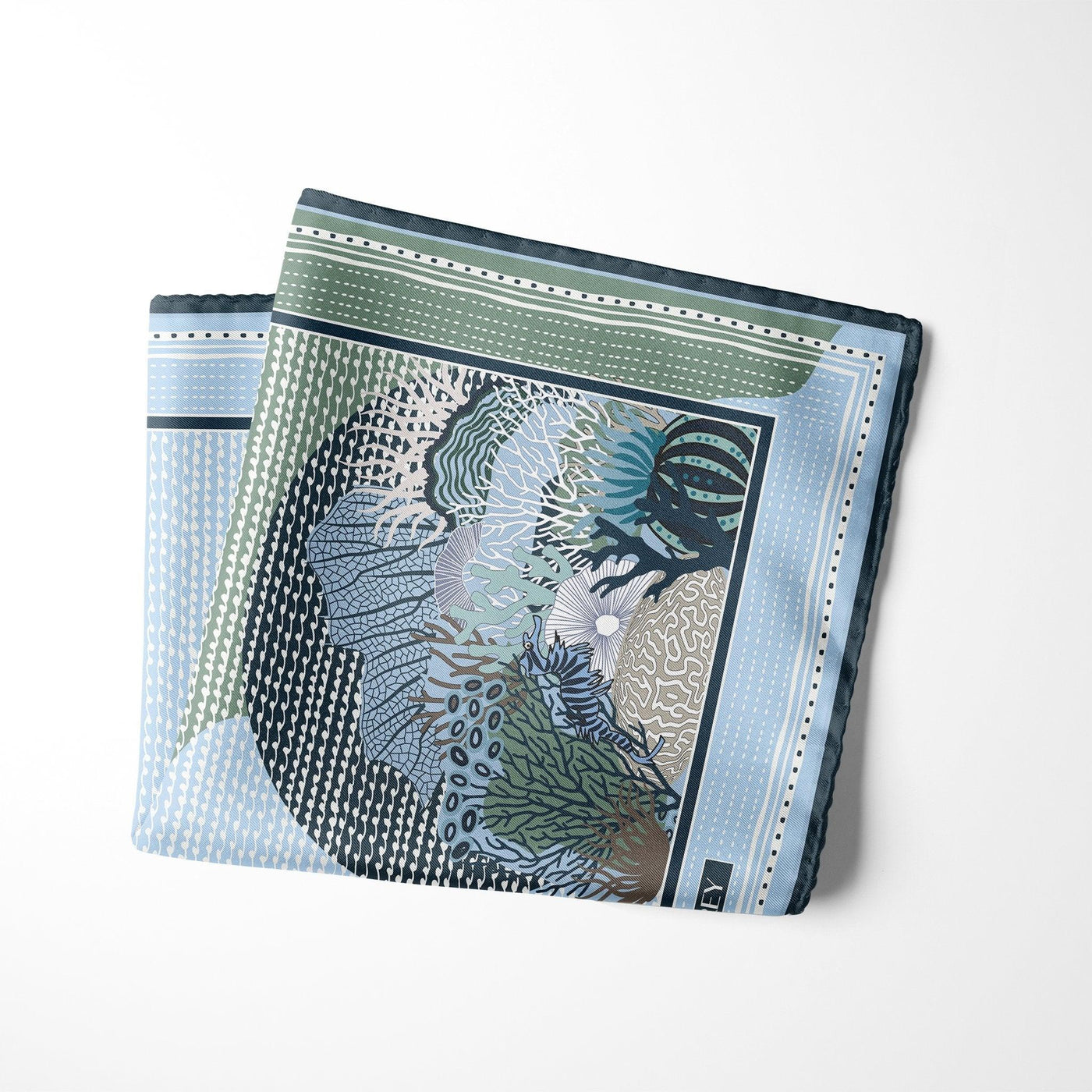 CB Grey - The Meredith Pocket Square