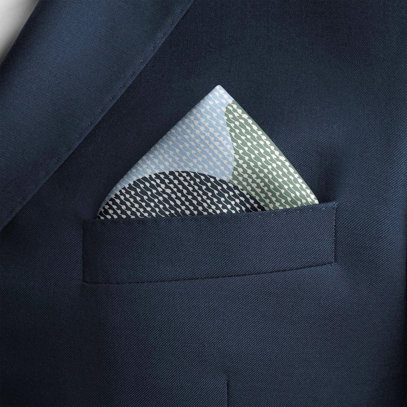 CB Grey - The Meredith Pocket Square