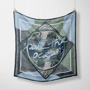 CB Grey - The Meredith Silk Scarf