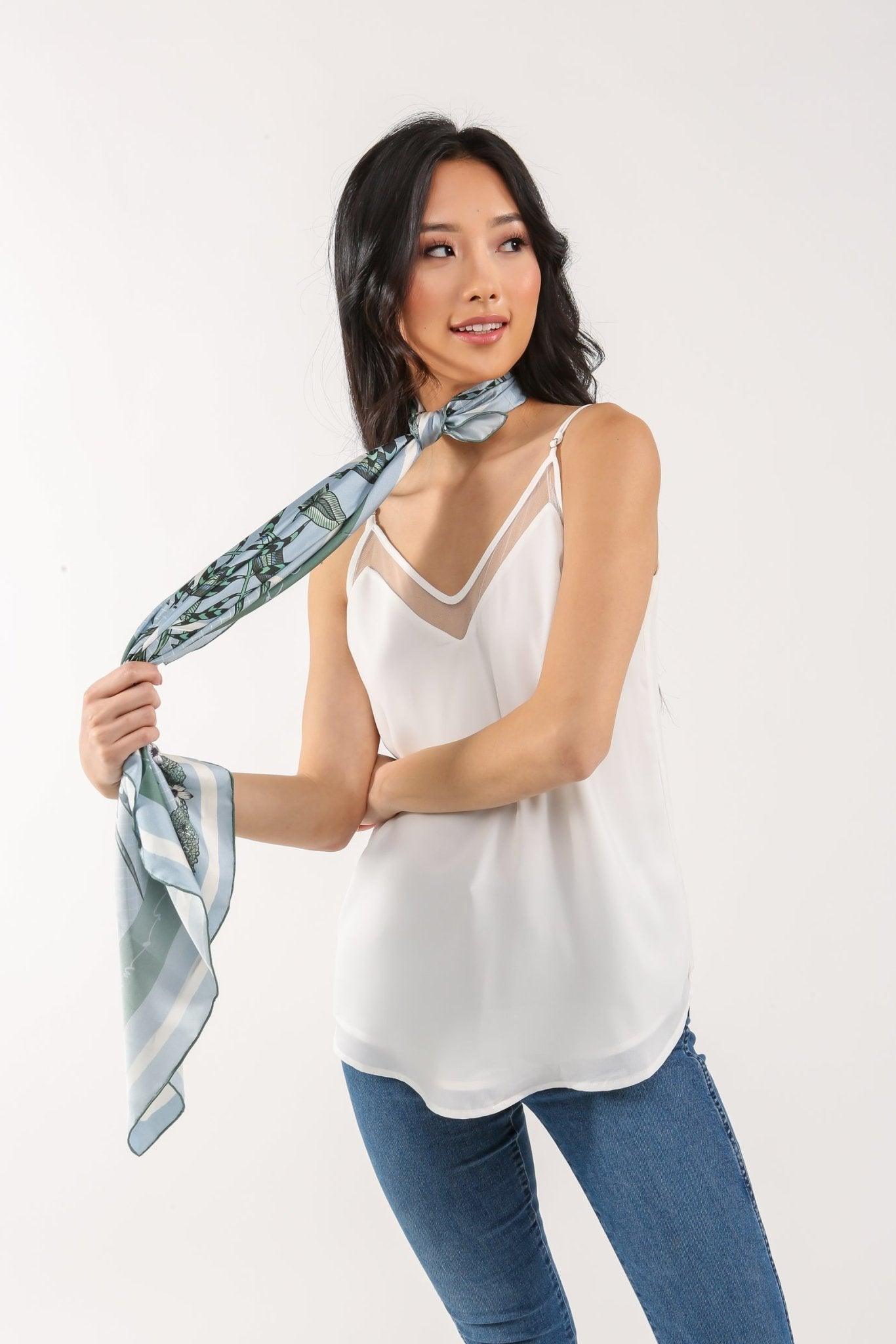 CB Grey - The Sarah Silk Scarf