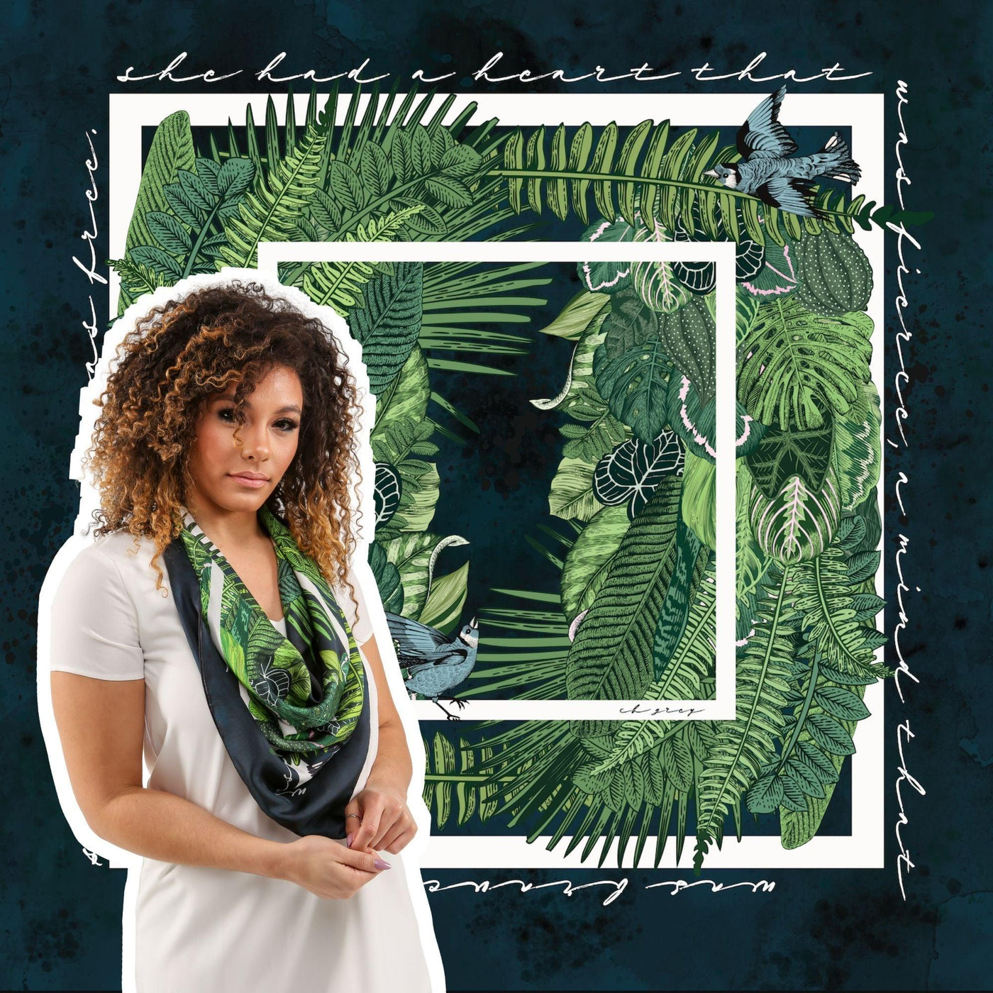 CB Grey - The Whitney Silk Scarf